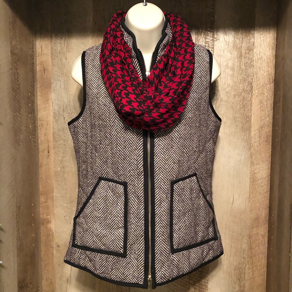 Women’s herringbone vest NWOT